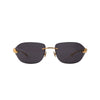 Secondhand Rimless Frame Panthere Sunglasses - '90s