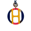 Hermès Buffalo Horn H Equipe Pendant Necklace Secondhand