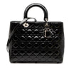 Secondhand Dior Large Patent Cannage Lady Dior