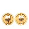 Secondhand Chanel CC Resin Round Clip On Earrings