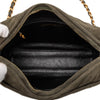 Chanel CC Diagonal Quilted Suede Tassel Diamond Camera Bag Secondhand