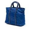 Secondhand Prada Vitello Trimmed Tessuto Satchel