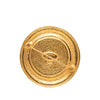 Secondhand Chanel Gold Plated 31 Rue Cambon Round Brooch