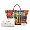 Prada Multicolor Woven Tessuto Shopping Tote Secondhand
