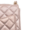 Chanel Mini Square Classic Iridescent Calfskin Single Flap Secondhand