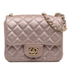 Chanel Mini Square Classic Iridescent Calfskin Single Flap Secondhand