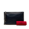 Valentino Leather Rockstud Clutch Secondhand