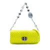 Miu Miu Matelasse Nappa Crystal Chain Satchel Secondhand