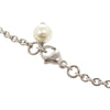 Chanel CC Brass and Strass Faux Pearl Pendant Necklace Secondhand