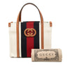 Gucci Mini Canvas Interlocking G Web Tote Secondhand