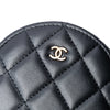 Chanel Quilted Lambskin Pearl Crown CC Wristlet Multi Pouches Secondhand