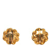 Secondhand Chanel Gold Plated Faux Pearl Flower Clip On Earrings