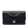 Secondhand Chanel Medium Classic Caviar Double Flap