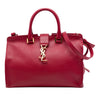 Saint Laurent Small Leather Monogram Downtown Cabas Satchel Secondhand