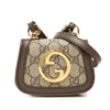 Gucci GG Supreme Blondie Card Case on Strap Secondhand