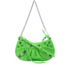 Balenciaga Croc Embossed Leather Motocross Le Cagole XS Secondhand