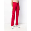 Versace Red Wool Trousers - 2000s Second hand