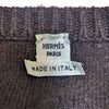 Hermès Dark Brown Knitted Dress - 2010s Second hand