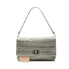 Miu Miu Matelasse Metallic Nappa Crystal Chain Satchel Secondhand