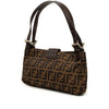 Fendi Zucca Canvas Shoulder Bag Secondhand