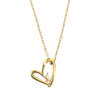 Louis Vuitton Gold Plated Collier Fall in Love Pendant Necklace Secondhand
