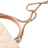 Chanel CC Quilted Lambskin Top Handle Phone Holder with Chain Secondhand