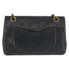 Chanel Vintage Square Classic Double Flap Bag Quilted Leather