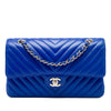 Chanel Medium Classic Chevron Lambskin Double Flap Secondhand