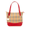 Burberry Haymarket Check Canvas Handbag Secondhand