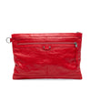 Balenciaga Lambskin Motocross Classic Clip L Clutch Secondhand