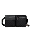 Gucci GG Canvas Double Pocket Belt Bag Secondhand
