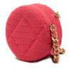 Chanel Tweed 19 Round Clutch with Chain Secondhand