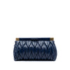 Miu Miu Matelasse Patent Frame Clutch Secondhand