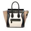 Celine Micro Tricolor Nubuck and Calfskin Luggage Tote Secondhand