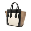 Celine Micro Tricolor Nubuck and Calfskin Luggage Tote Secondhand