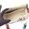 Dior Medium Leather Floral Printed Lady Dior Secondhand