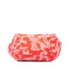 Chanel CC Quilted Cotton Coral Print Chain Tote Secondhand