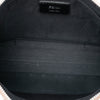 Fendi Studded Leather Trimmed Zucca Coated Canvas Clutch Secondhand