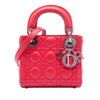 Secondhand Dior Mini Lambskin Cannage Lady Dior