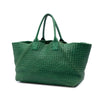 Bottega Veneta Limited Edition Large Lambskin Intreccio Cabat Tote Secondhand