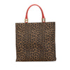 Fendi Leopard Print Canvas Tote Secondhand