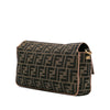 Fendi Zucca Canvas Paisley Embroidery Baguette Satchel Secondhand