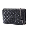 Chanel CC Quilted Lambskin Diamond Wallet On Chain Secondhand