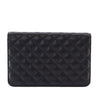 Chanel CC Quilted Lambskin Diamond Wallet On Chain Secondhand