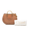Chloé Mini Calfskin and Suede Pixie Signature Satchel Secondhand