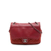 Chanel Medium Quilted Iridescent Calfskin In The Mix Zip Flap Secondhand