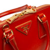 Prada Small Saffiano Vernice Promenade Satchel Secondhand