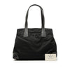 Prada Saffiano Trimmed Tessuto Shopper Tote Secondhand