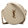 Saint Laurent Grain De Poudre Chevron Round Vinyle Camera Bag Secondhand