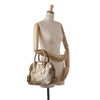 Secondhand Burberry Embossed Leather Orchard Handle Bag